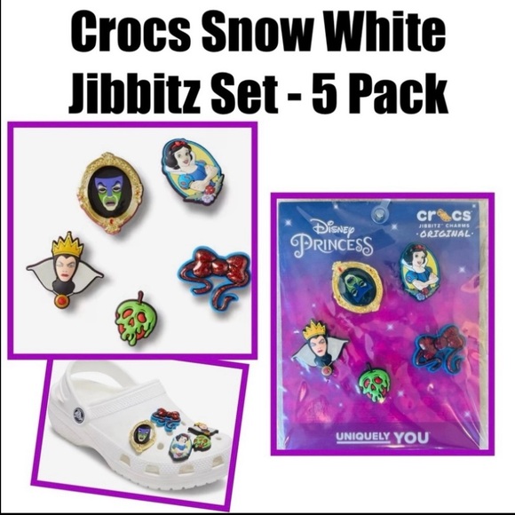CROCS Other - Crocs Jibbitz™ Snow White 5 Pack Set